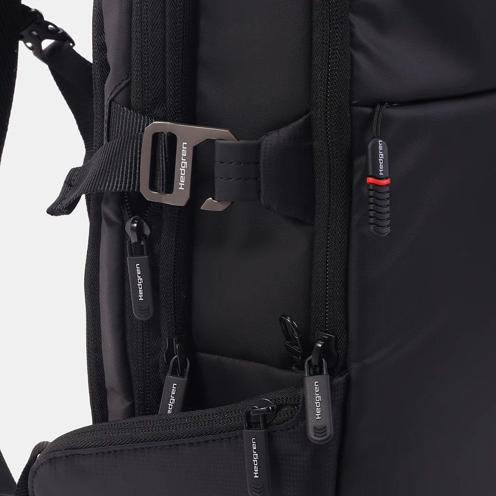 Hedgren Suburbanite Backpack + Raincover + RFID \ Black Eco